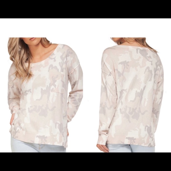 DEX Womens Camo Long Sleeve Top Plus 3XL NWT - Picture 1 of 12